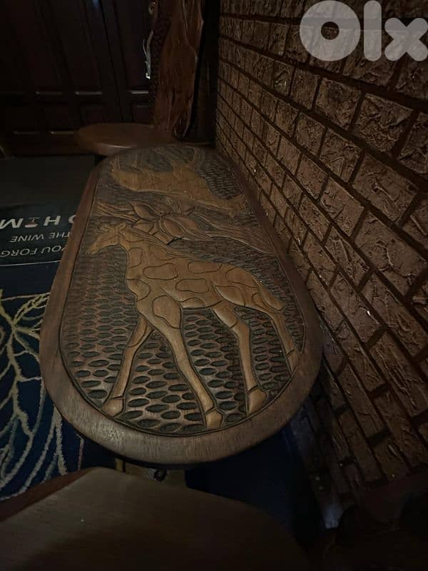 African chairs and table 1