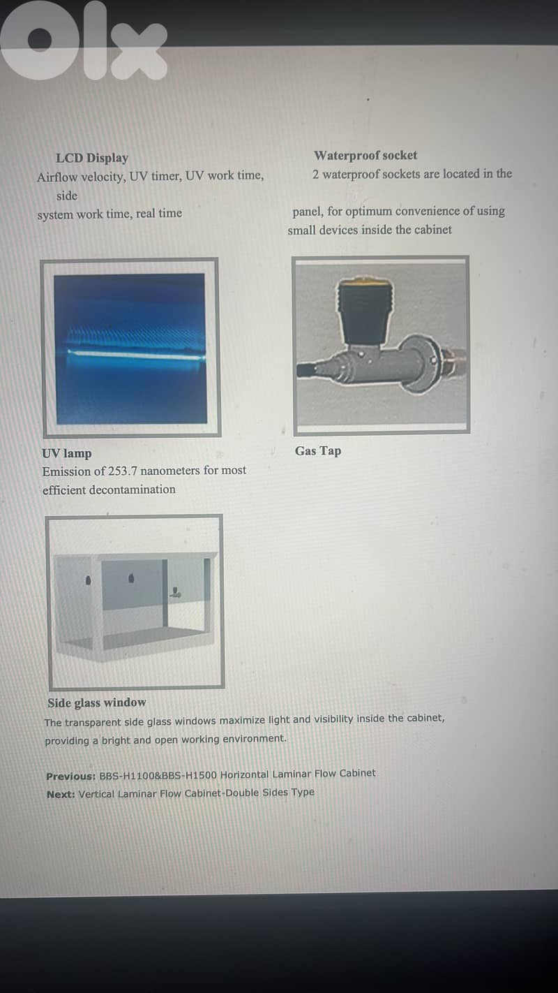 Vertical Laminar Flow Cabinet 2