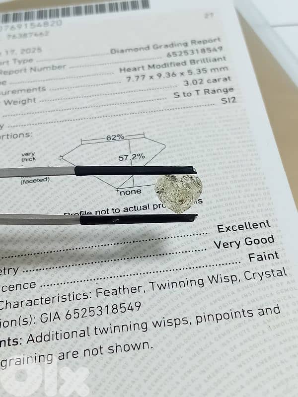natural certified diamond  3.02 ct 1