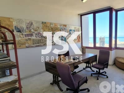 L21245 - 70 SQM Office with Sea View For Sale in Kaslik