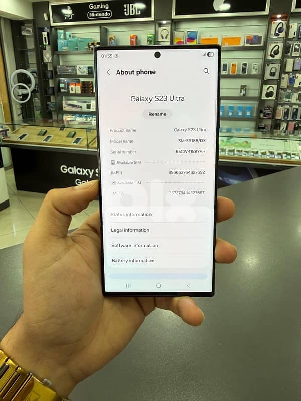 SAMSUNG GALAXY S23 Ultra USED 3