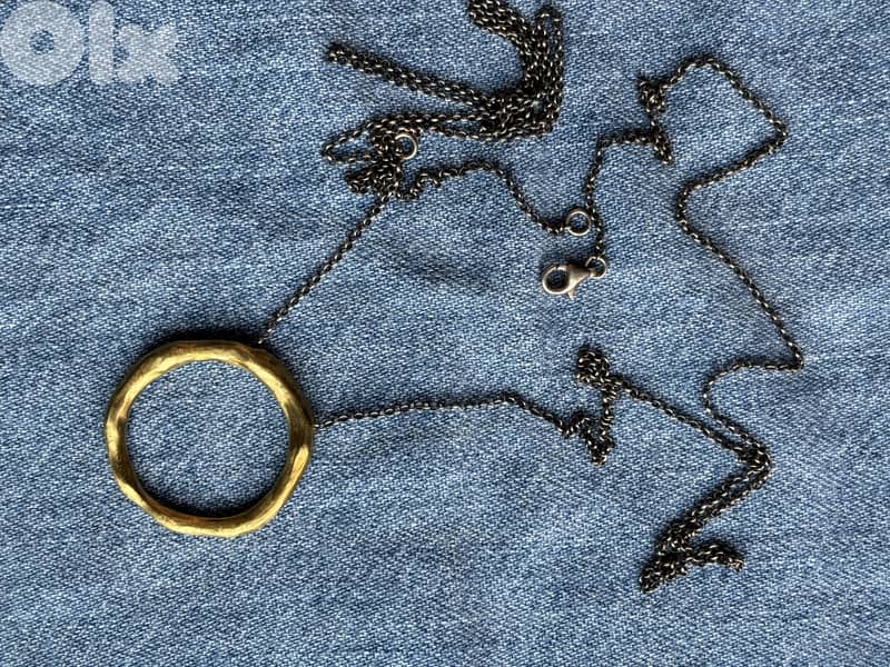 Circle pendant necklace 4
