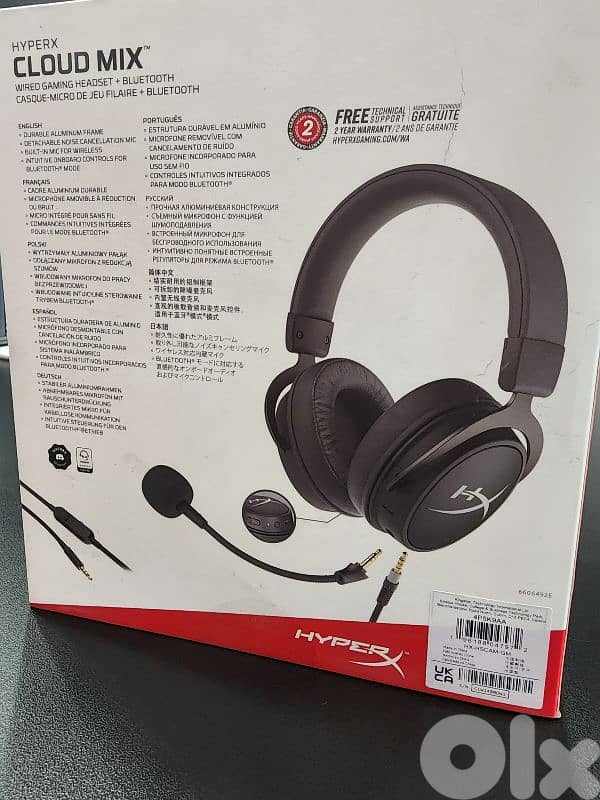 HyperX cloud Mix headset (+Bluetooth) 2