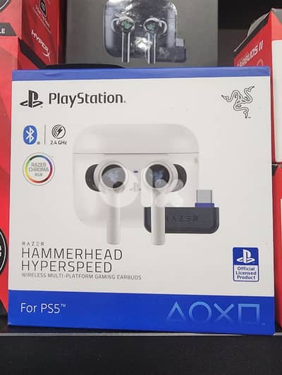 Razer Hammerhead HyperSpeed Wireless Playstation (PS) earphones