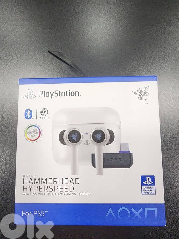 Razer Hammerhead HyperSpeed Wireless Playstation (PS) earphones 1