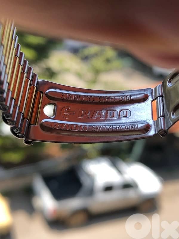 RADO WATCH Original Swiss made like new No scratches Complete ceramic 7