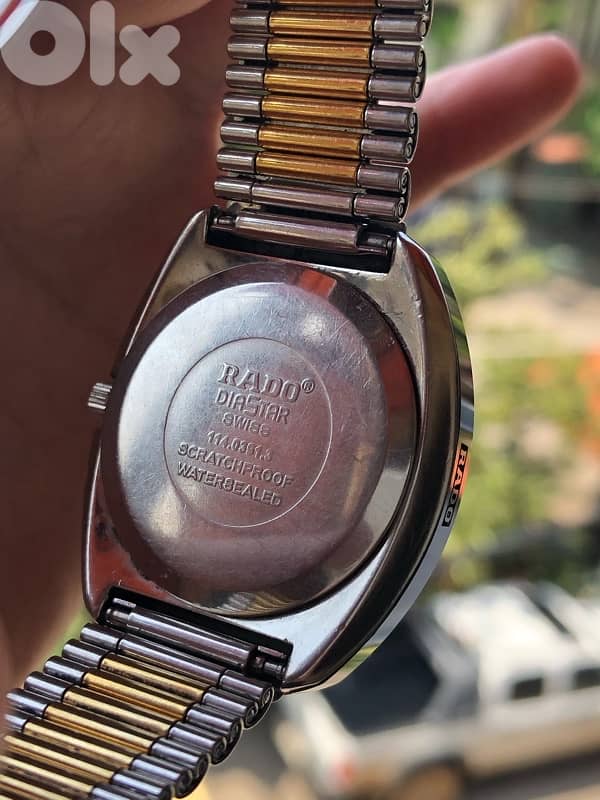 RADO WATCH Original Swiss made like new No scratches Complete ceramic 9