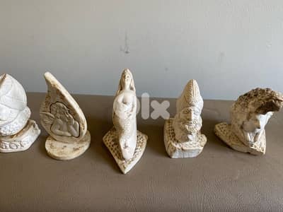 Six peaces of sea foam / meerschaum زبد البحر / ميرشوم