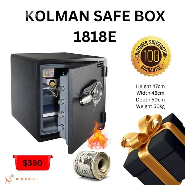 Kolman Safe Box all Sizes 1