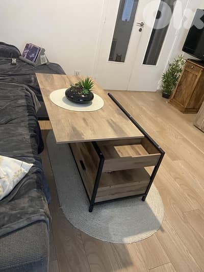 lift top coffee table new in box