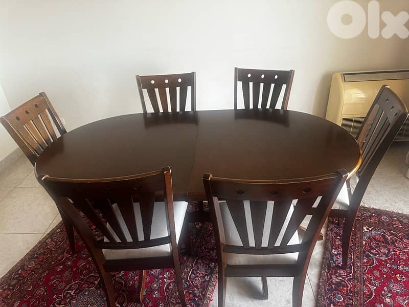 Dining table and chairs 1