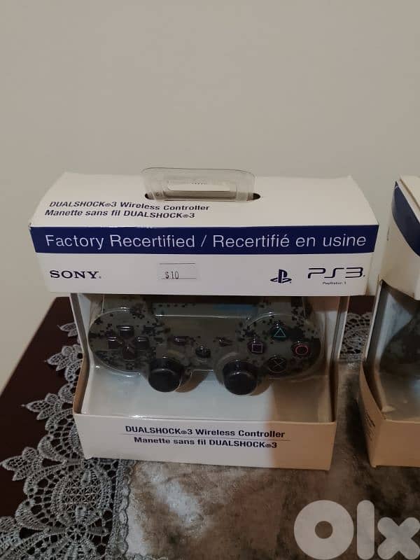 مسكة للبيع PS3 عدد 2 بعدون جديد بس بدون بطارية سعر واحدي 10$ 3