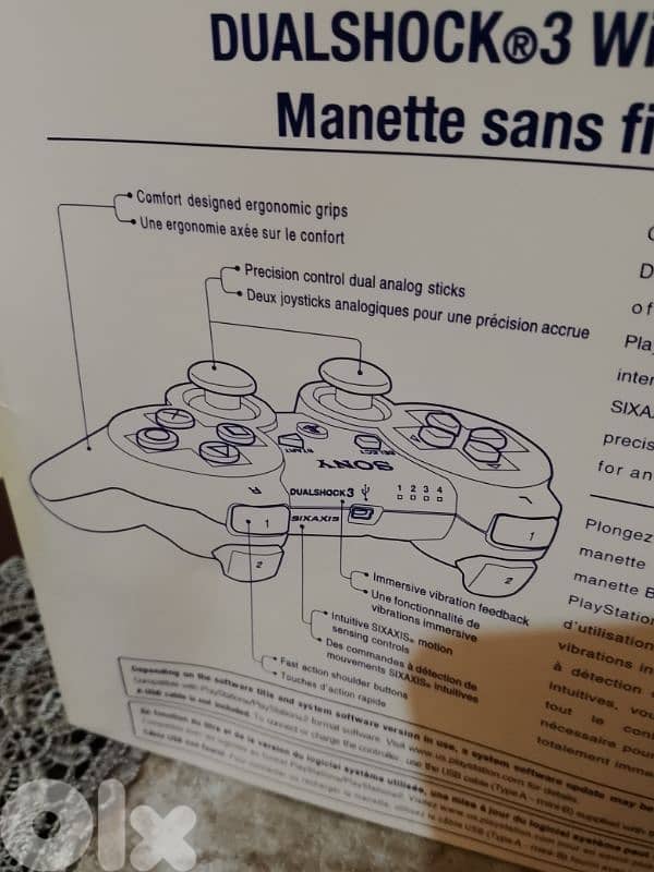 مسكة للبيع PS3 عدد 2 بعدون جديد بس بدون بطارية سعر واحدي 10$ 9