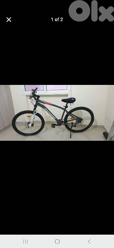 27.5" Touring Mountain Bicycle bike ST 120 - Grey/Orange