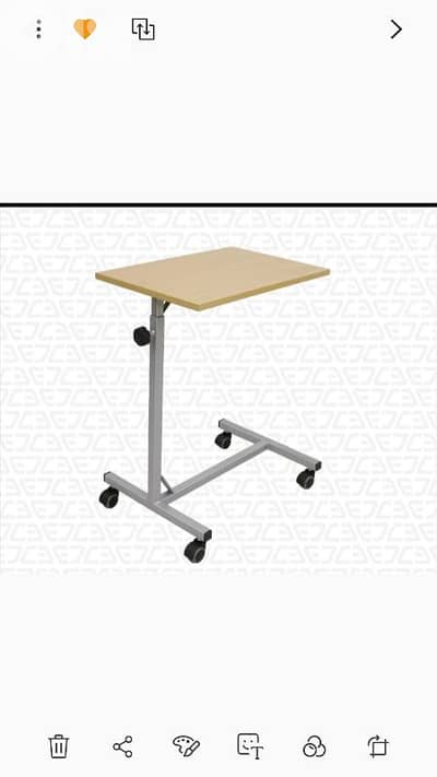 overbed table