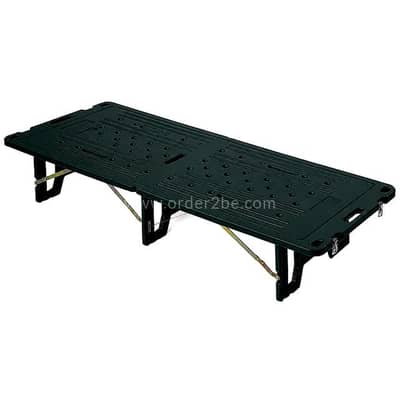 Folding Camping Platform Bed — 196cm Forest Green