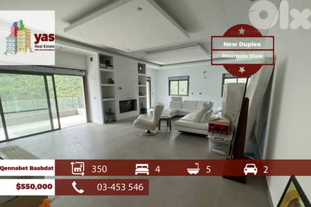 Qennabet Baabdat 350m2 | 350m2 Rooftop Duplex | New | TCH