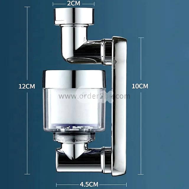 1080° Rotating Faucet Extender with Splash Filter 9