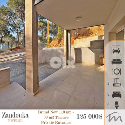 Zandouka | Green Escape | Brand New 110m² + Terrace | Private Entrance