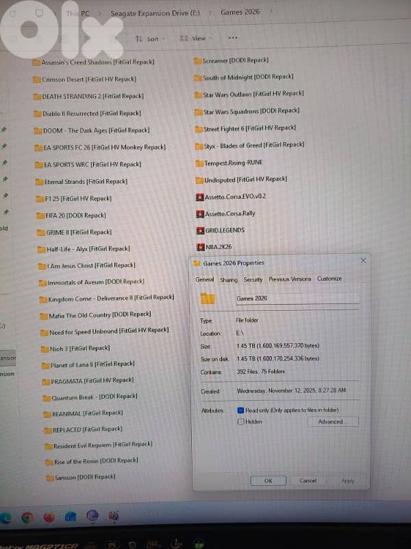 2 hdd externals 2tb each one with 2025 2026 pc games 2