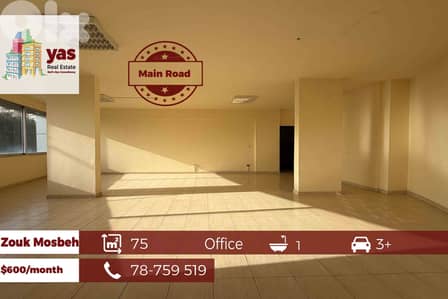 Zouk Mosbeh 75m2 | Prime Office Space | Main Road | Rent |EH/RH