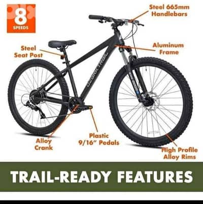 Ozark Trail Vibe Mountain Bike 27.5" – Ready for Trails & Road