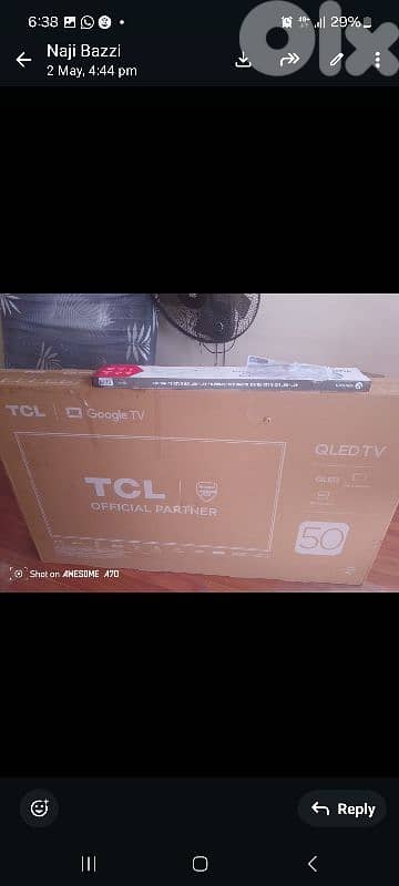 TCL TV 50 inch new