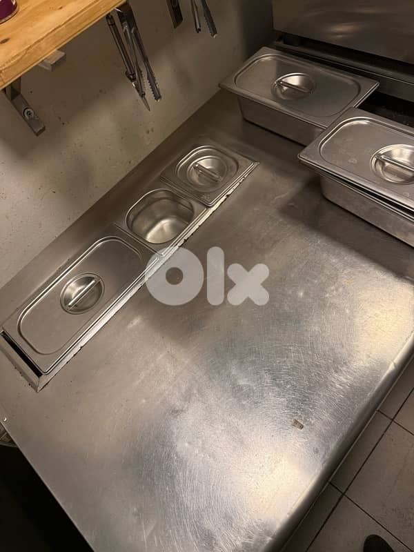 2 door refrigerator counter fridge 1