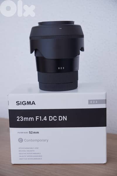 Sigma 23  F1.4 Sony E