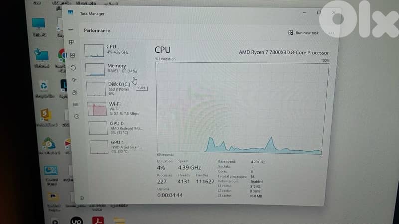 pc AMD Razen7 - 64 Gb 4