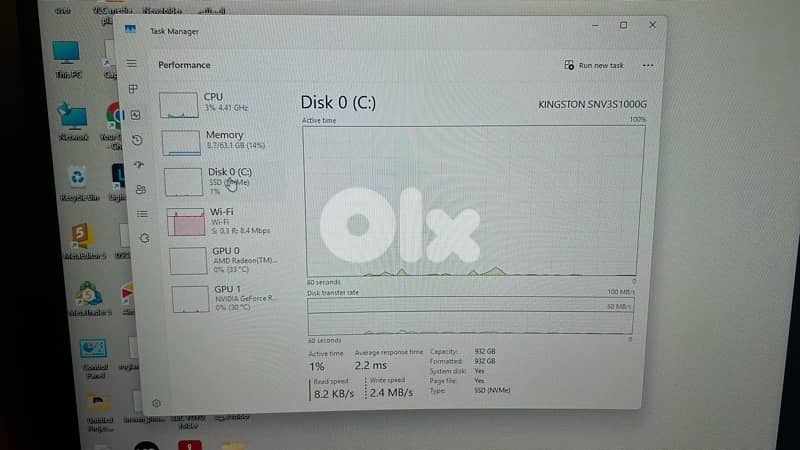 pc AMD Razen7 - 64 Gb 6