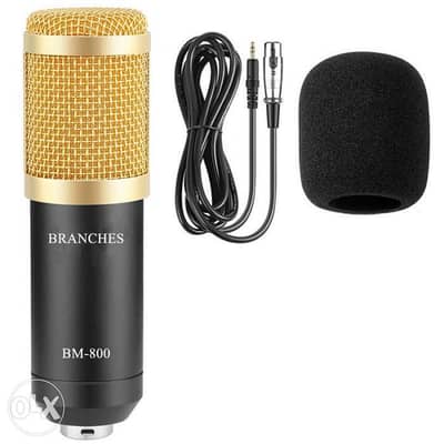 BM800 Mic Condenser Sound Recording Microphone With Shock Mount