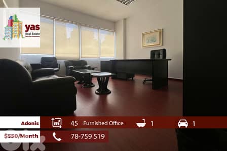 Adonis 45m2 | Furnished Office | Rent | Prime Location | RH/KH