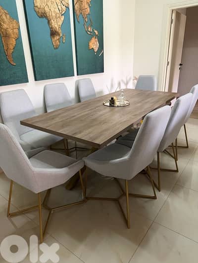 dining table + chairs