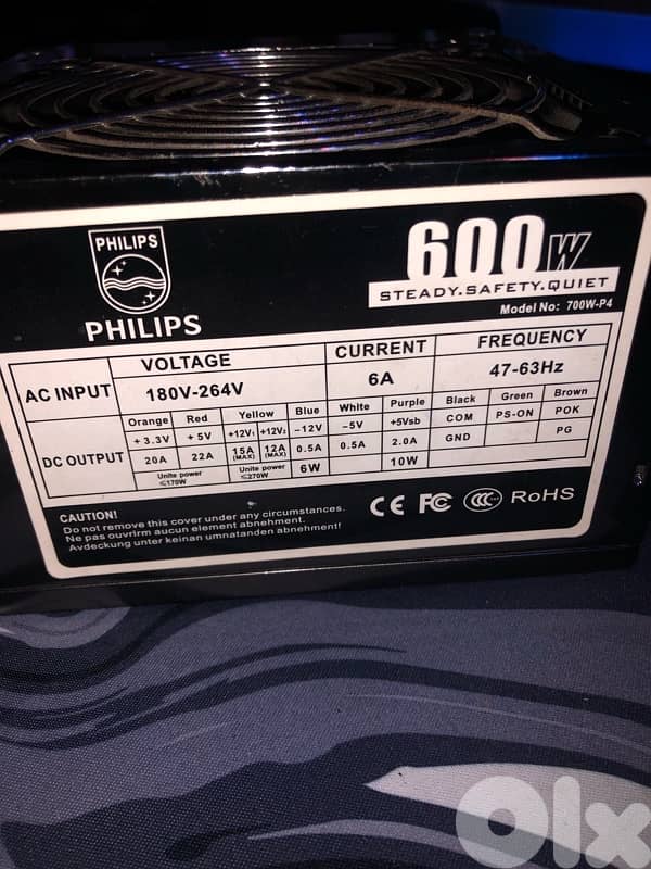 Power Supply 600W 7