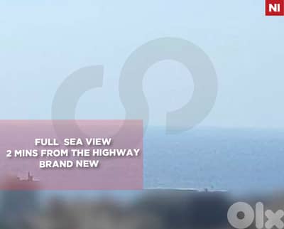 Prime location ,Brand New, Full Sea view,Jbeil Town/جبيل REF#NI136319