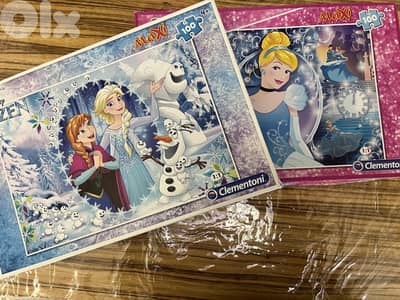 Disney Princess & Frozen "Maxi" Puzzle Bundle (2x100 Pieces)