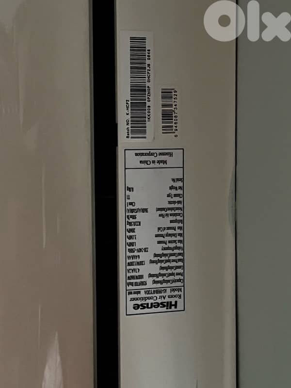 AC Hisens 9000 BTU Eco 1