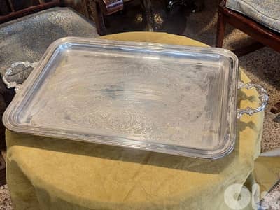 large antique italian tray