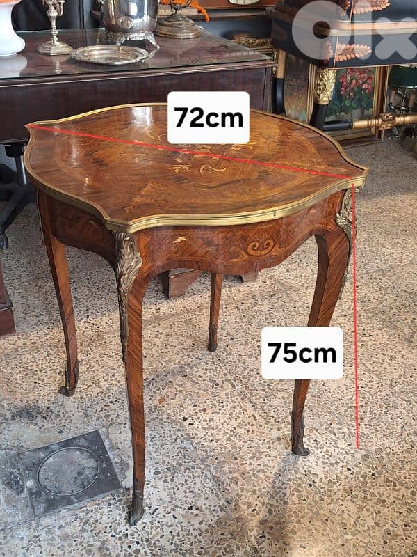 antique french louis xv table 1