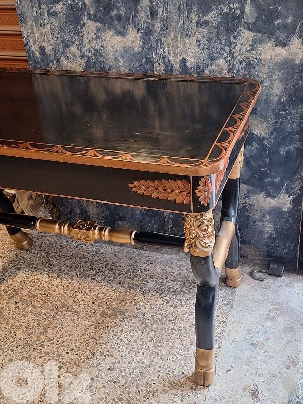 antique regency style desk/table 3