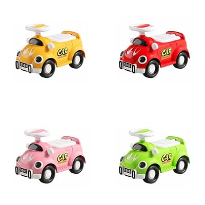 Music And Lights Ride-On Push Car For Kids Fun - سيارة دفع للأطفال