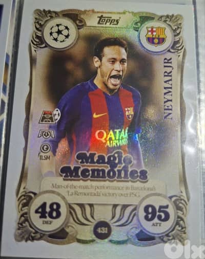 Neymar Jr Magic Memories Match Attax 2025/2026