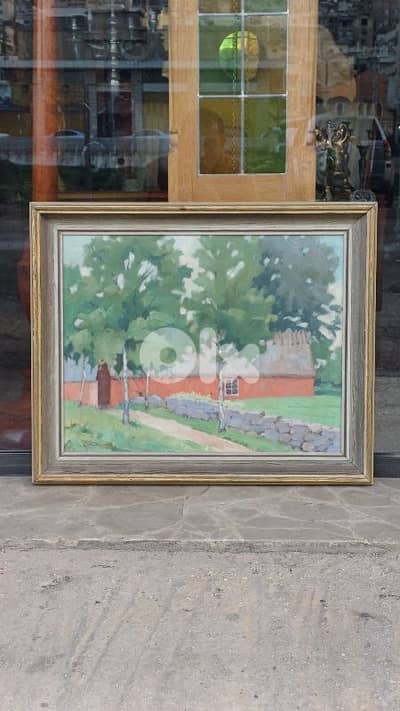 لوحة رسم زيتي اوروبية
