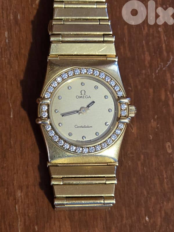 omega full gold 18k 1