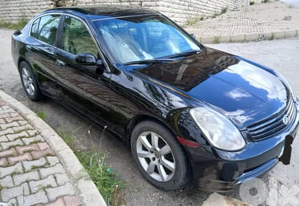 Infiniti.  4 doors.  2003