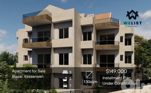 Under Construction Apartment for sale in  Bouar شقة للبيع في بوار