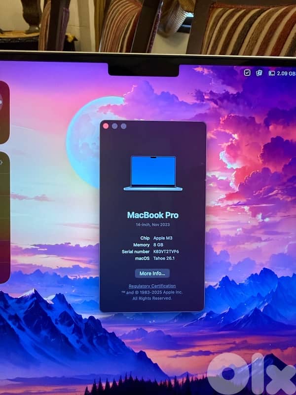 Macbook Pro M3 512/8 2