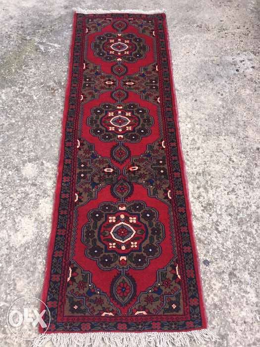 سجادة عجمية. شغل يدوي صوف 215/65. persian carpet. Tapis. Hand made 3