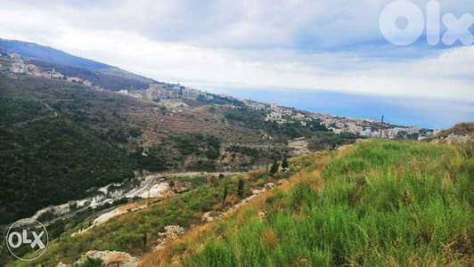 Land | Eddeh| hill facing sea and mountain| أرض للبيع | اده |PLS24801